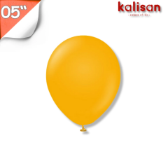 Toptan Kalisan Balon 05'' Pastel Hardal