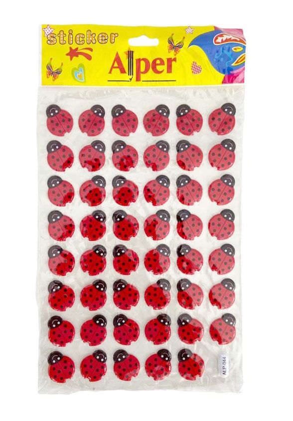 Toptan Büyük Sticker Ugur Böceği