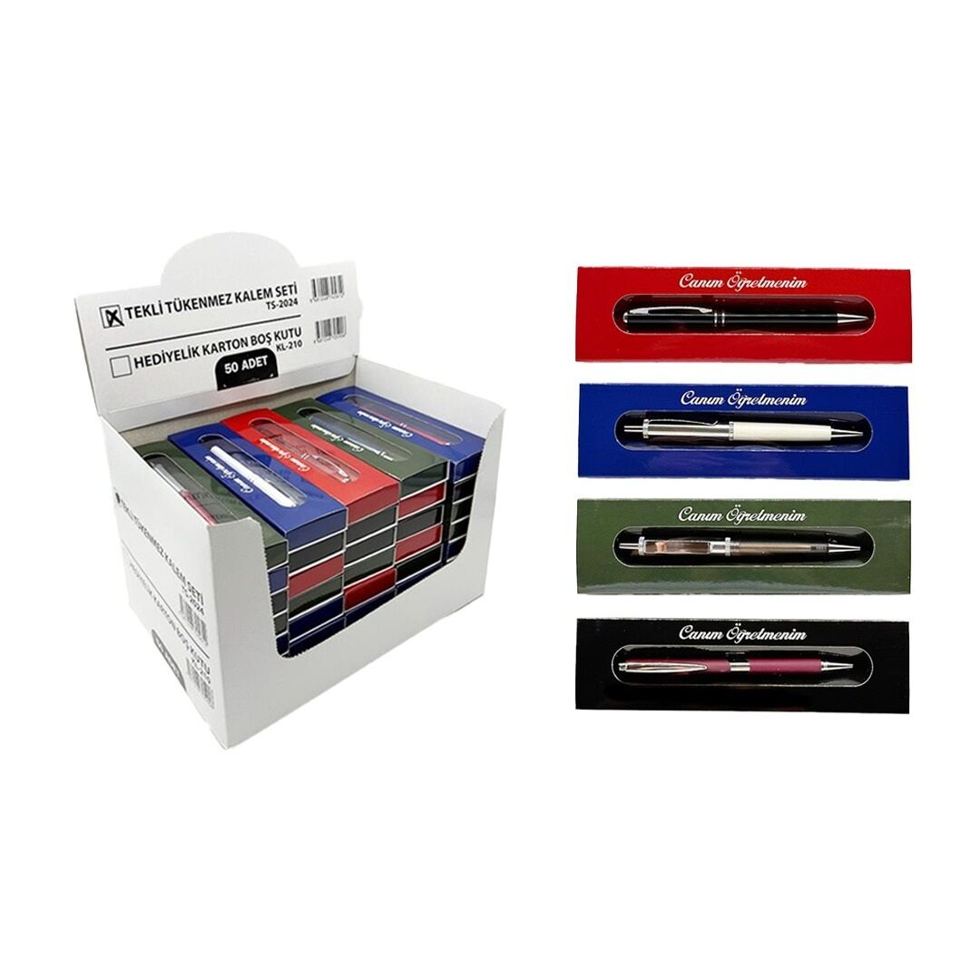 Toptan Canım Öğretmenim Tükenmez Kalem Seti