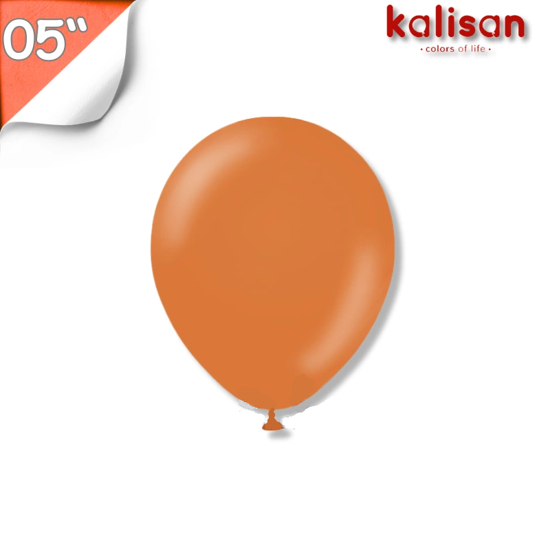 Toptan Kalisan Balon 05'' Pastel Karamel Kahve