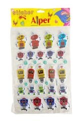 Toptan Büyük Sticker Robot