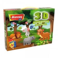 Toptan 3D Safari Oyun Hamur Kalıpları