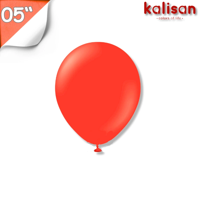 Toptan Kalisan Balon 05'' Pastel Kırmızı