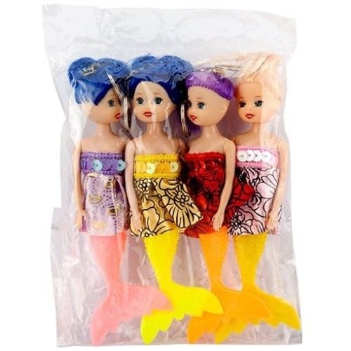 Toptan 4\'Lü Deniz Kızı Bebek Maskot