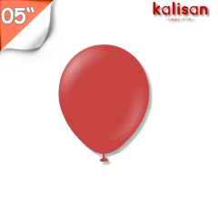 Toptan Kalisan Balon 05'' Pastel Koyu Kırmızı