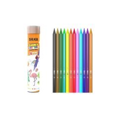 Toptan Tüp Kuru Boya 12 Renk Silka