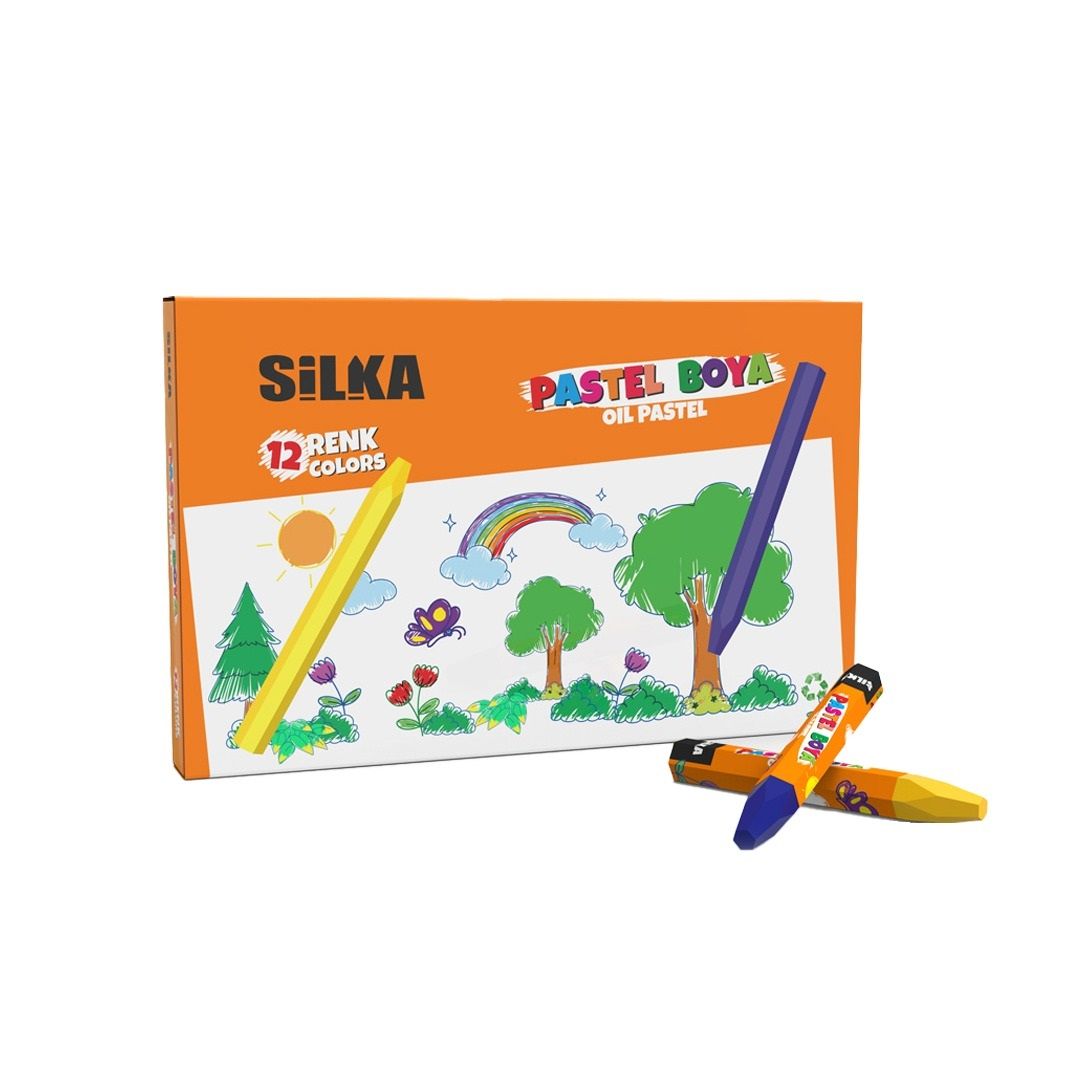 Toptan Pastel Boya 12 Renk Silka