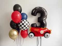 Toptan Folyo Balon Araba Model
