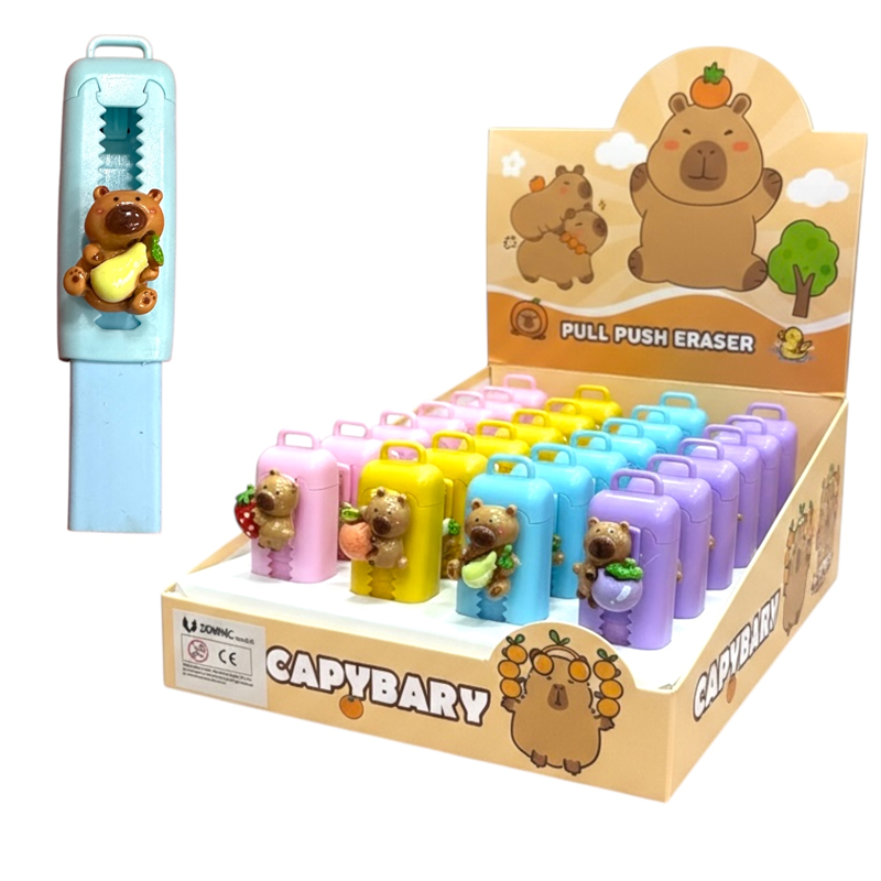 Toptan Capybara Sürgülü Silgi