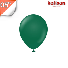 Toptan Kalisan Balon 05'' Pastel Koyu Yeşil