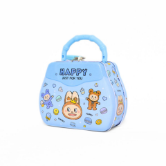 Toptan Çantalı Kilitli Teneke Kumbara