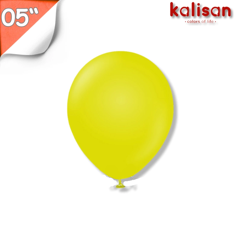 Toptan Kalisan Balon 05'' Pastel Limon Yeşili