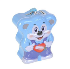 Toptan Kilitli Teneke Kumbara Ayıcık Model