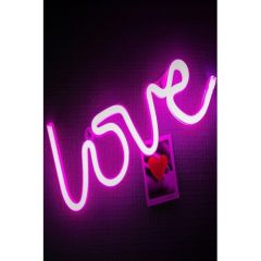 Toptan Love Yazılı Neon Led Gece Lambası