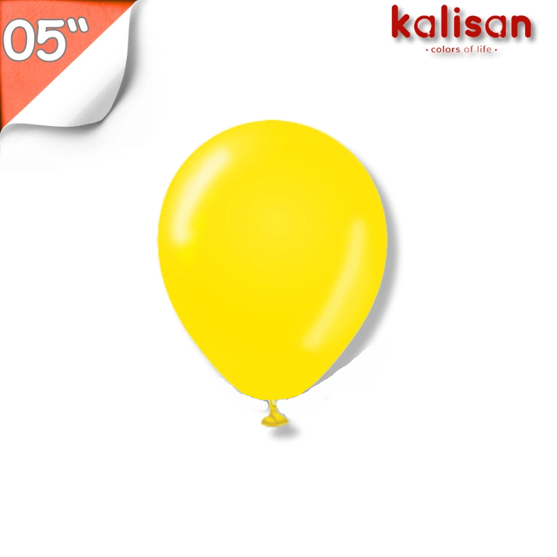 Toptan Kalisan Balon 05'' Pastel Sarı