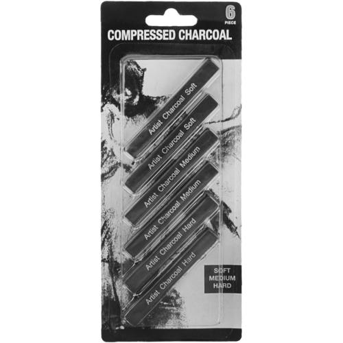 Toptan 6'lı Compressed Charcoal