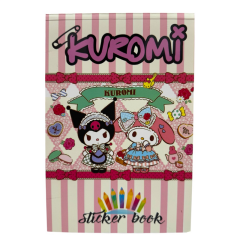 Toptan 15×25 Kuromi Sticker Defter