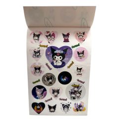 Toptan 15×25 Kuromi Sticker Defter