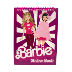 Toptan 12×16 Telli Barbie Sticker Defteri