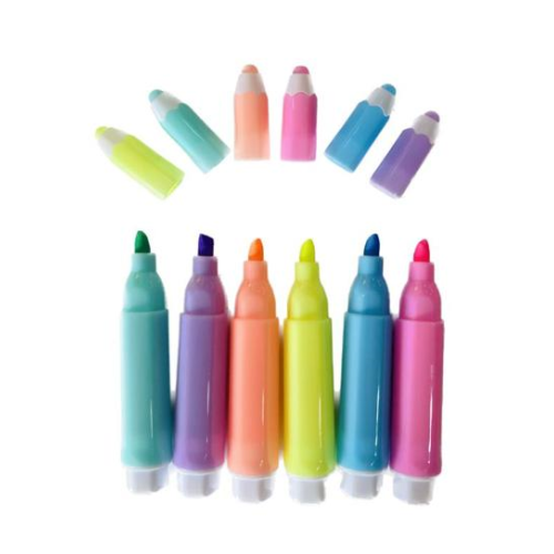 Toptan 6lı Mini Fosforlu Kalem