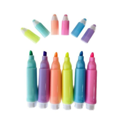 Toptan 6lı Mini Fosforlu Kalem