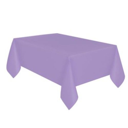 Toptan Makaron Lila Plastik Masa Örtüsü BÜYÜK