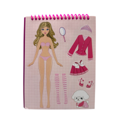 Toptan 12×16 Telli Barbie Sticker Defteri