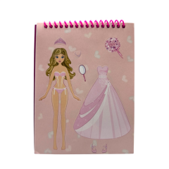 Toptan 12×16 Telli Barbie Sticker Defteri