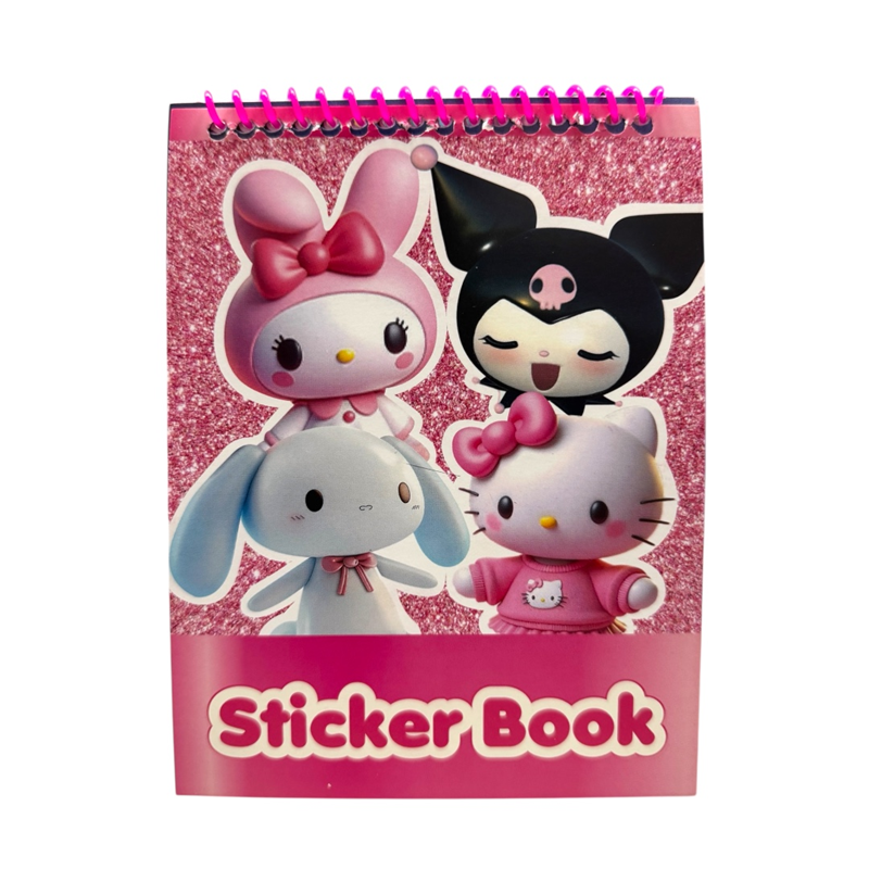 Toptan 12×16 Telli Kuromi Sticker Defteri