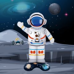 Toptan Folyo Balon Ayaklı Astronot