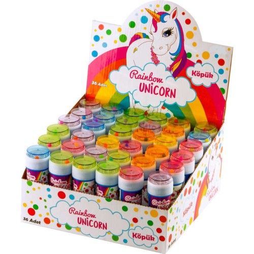 Unicorn Köpük Baloncuk 36 Adet