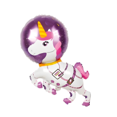 Toptan Folyo Balon Astronot Unicorn