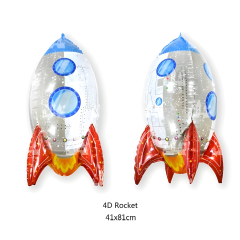 Toptan Roket Folyo Balon Ayaklı