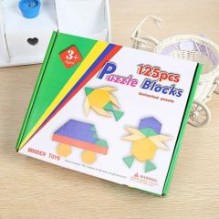 Toptan Ahşap 125 Parça Tangram