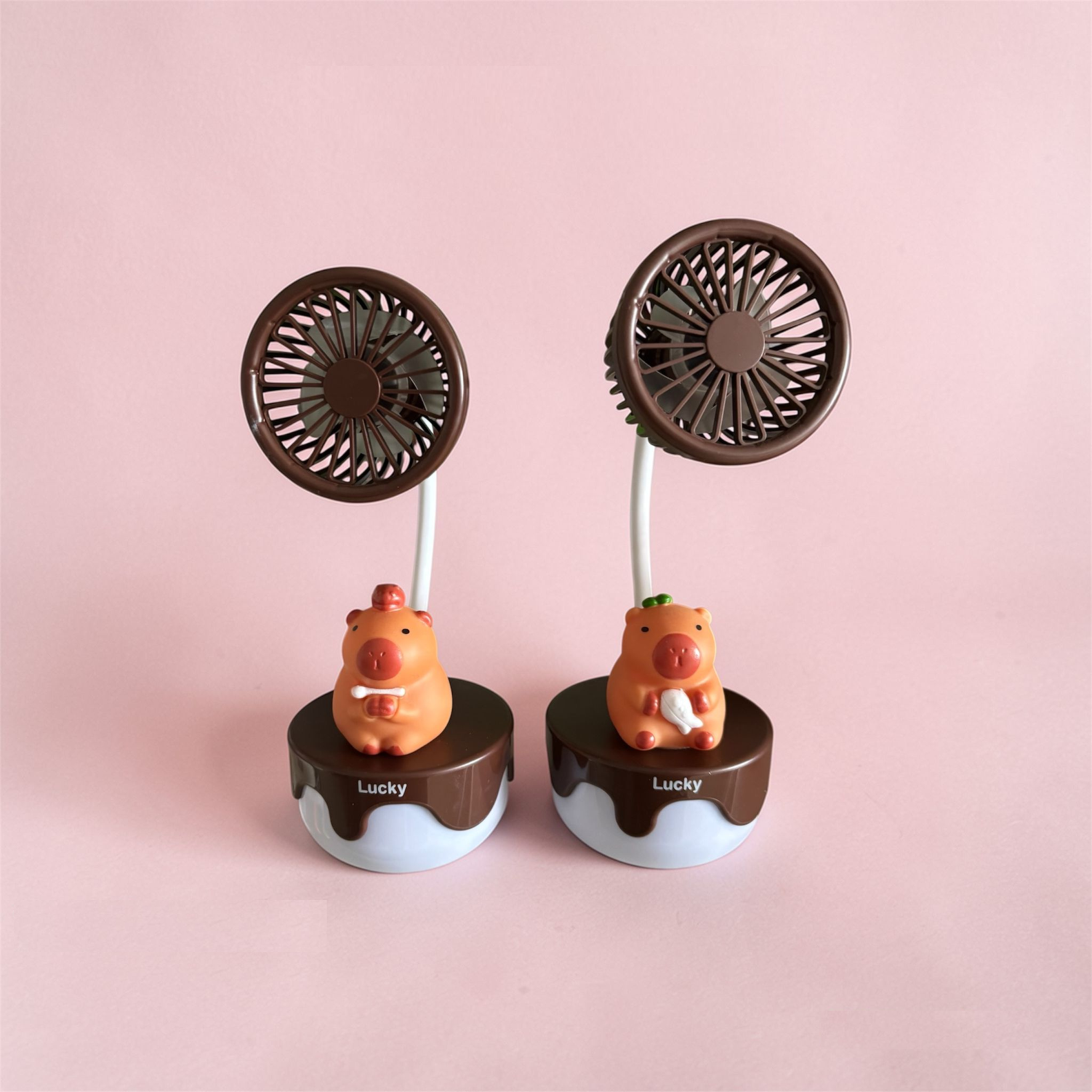 Toptan Capybara Model Şarjlı Masa Fanı