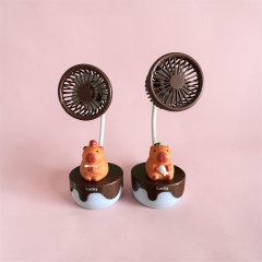 Toptan Capybara Model Şarjlı Masa Fanı