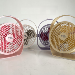 Toptan Şarjlı Masa Fanı Pastel Renk