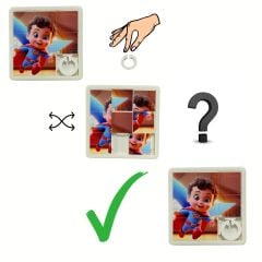 Toptan Kaydırmalı Puzzle Oyuncağı