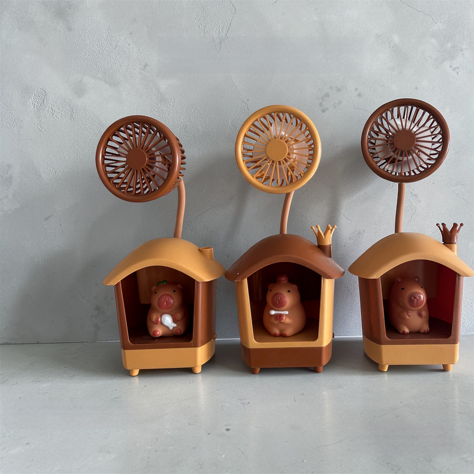 Toptan Şarjlı Masa Fanı Capybara Model