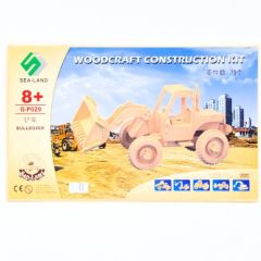 Toptan Ahşap 3D  Maket Kepçe