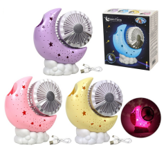 Toptan Gece Lambalı Şarjlı Masa Fanı