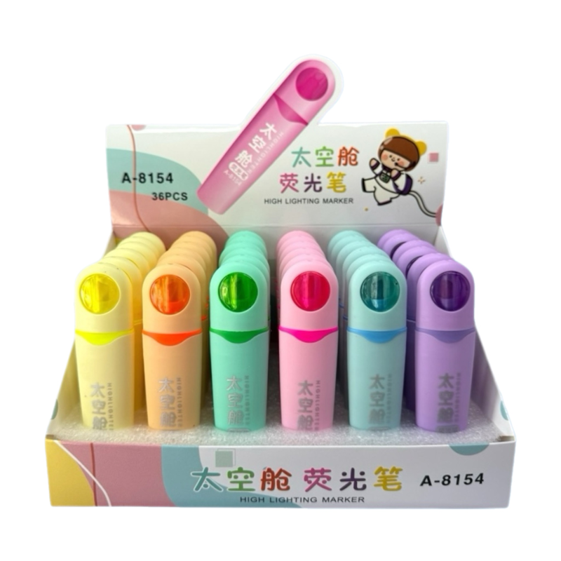 Toptan Uzay Pastel Fosforlu Kalem