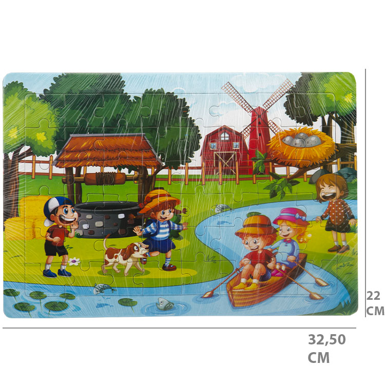 Toptan Orta Boy Yapboz 48 Parça