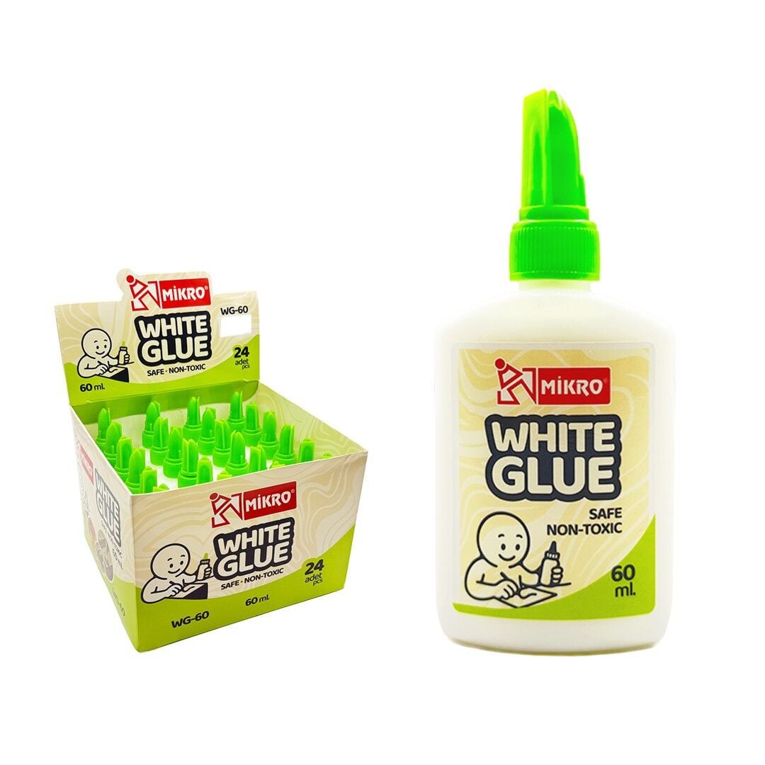 Toptan Mikro Beyaz Glue Tutkal 60 ml