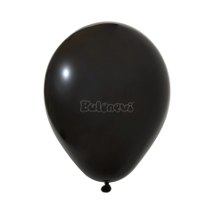 Toptan Balon Pastel 12'' Siyah