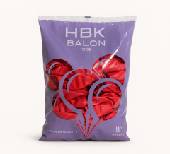 Toptan Pastel 11'' Balon Hbk Kırmızı