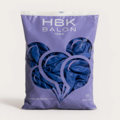 Toptan Pastel 11'' Balon Hbk Koyu Mavi