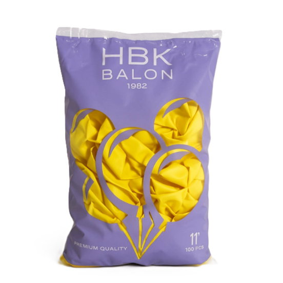 Toptan Pastel 11'' Balon Hbk Sarı