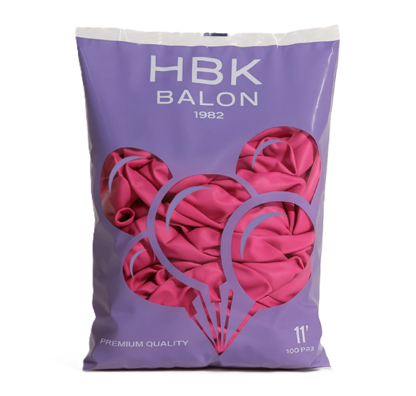 Toptan Pastel 11'' Balon Hbk Fuşya