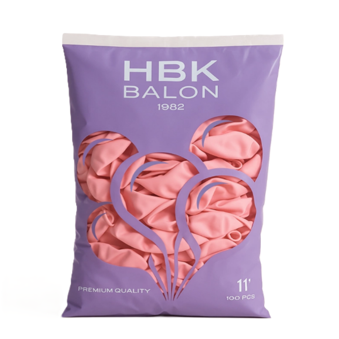 Toptan Pastel 11'' Balon Hbk Pembe